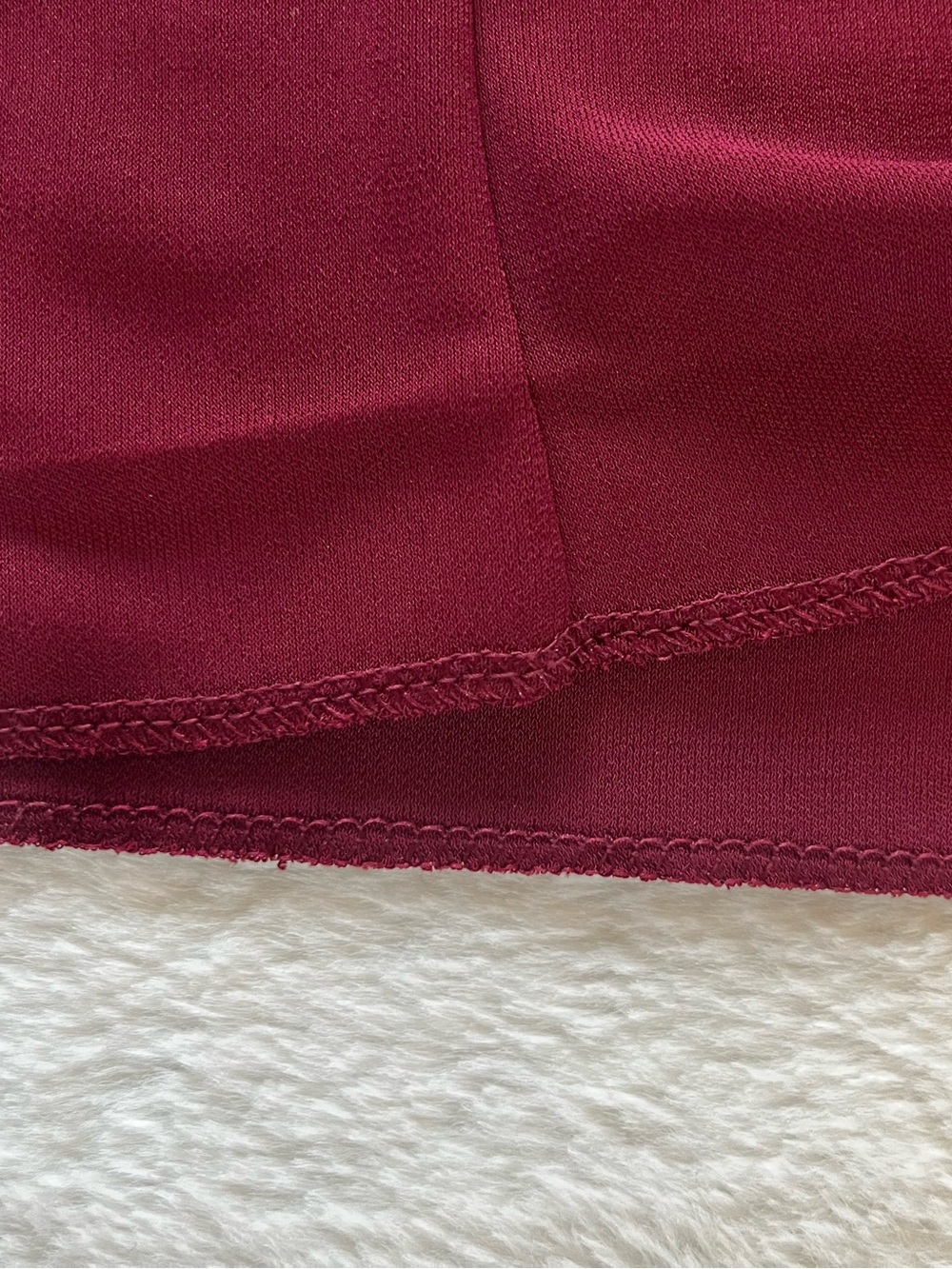 Women's Wine A-Line Skirt set - 2 piece - Picture 7 of 9